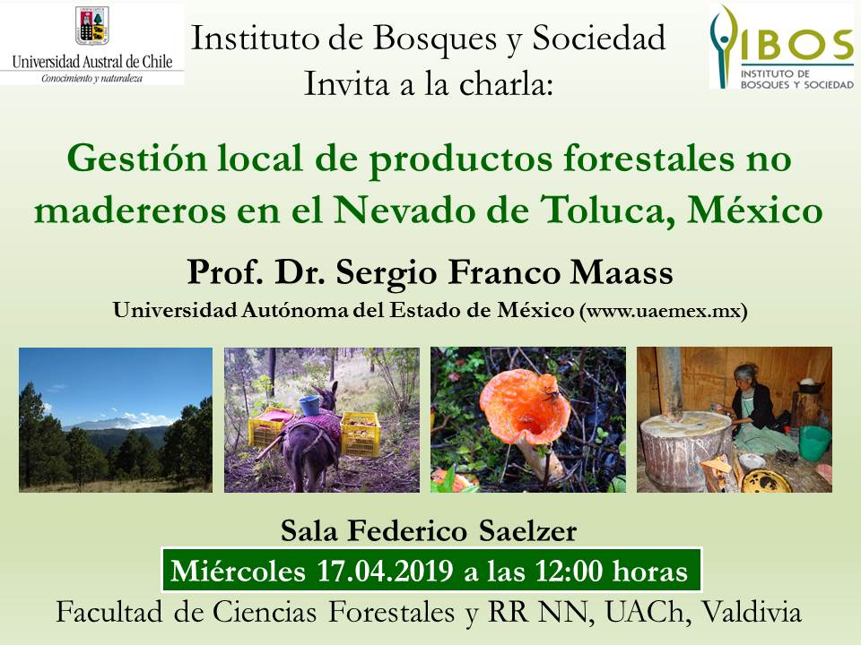 Profesor de Universidad Autónoma del Estado de México expondrá sobre gestión de productos forestales no madereros