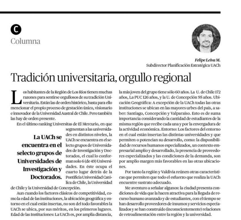 Tradición universitaria, orgullo regional