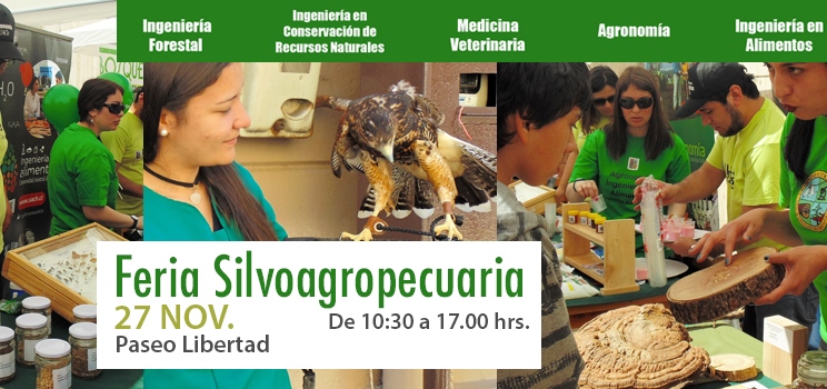 Nuevamente la Feria Silvoagropecuaria de la UACh se toma el Paseo Libertad