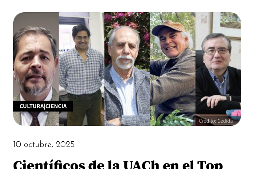 Científicos de la UACh en el Top 2% de los más citados del mundo