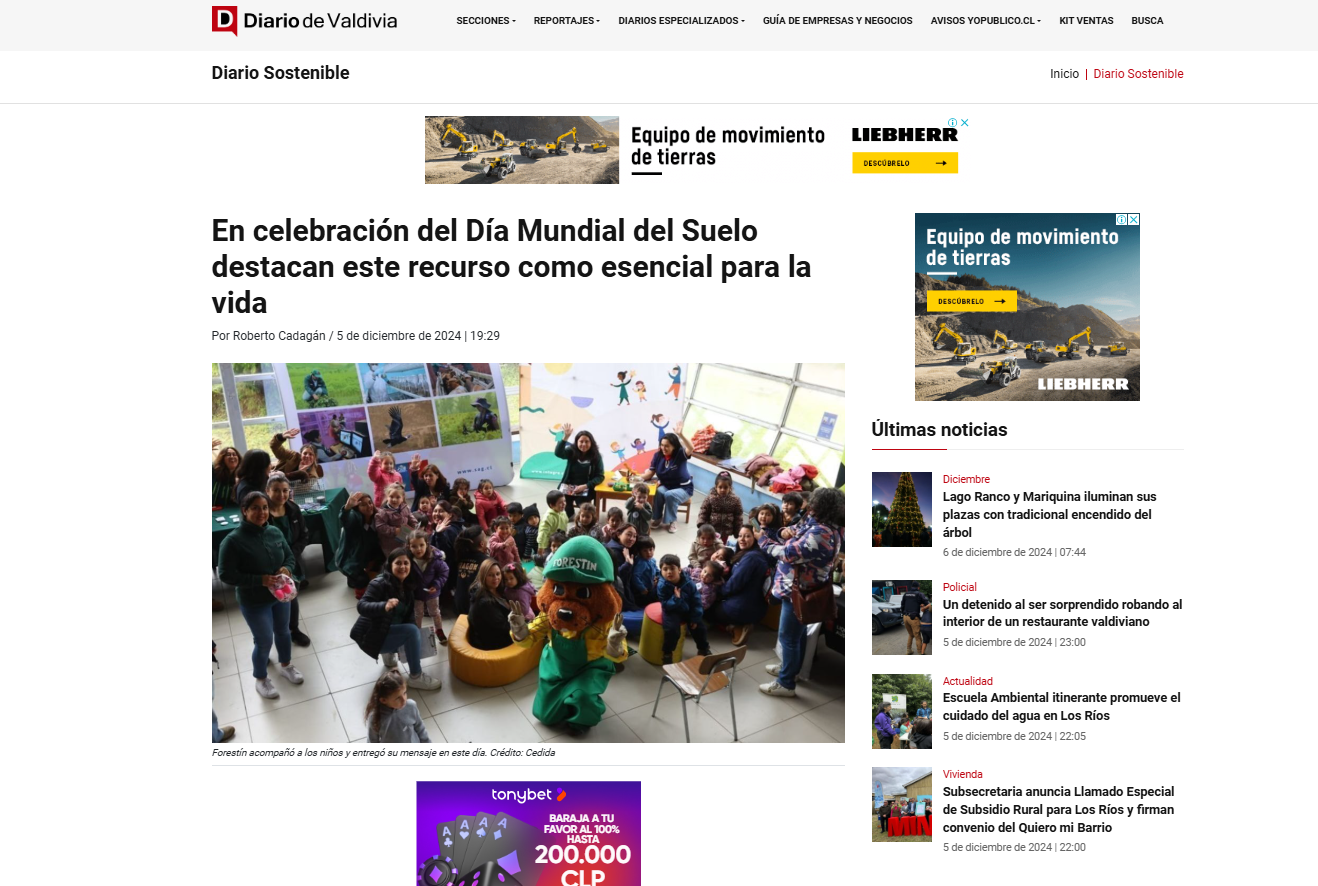 En celebración de Día Mundial del Suelo destacan este recurso como esencial para la vida
