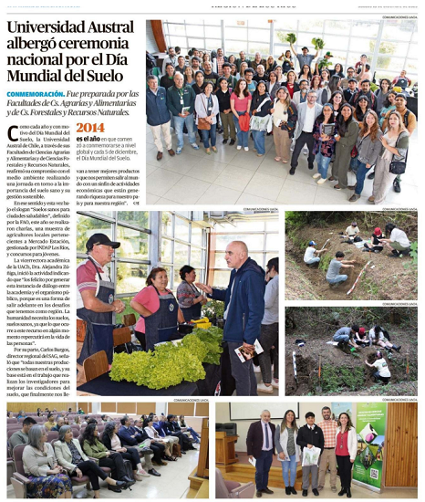 UniversidadAustral albergó ceremonia nacional por el Día Mundial del Suelo