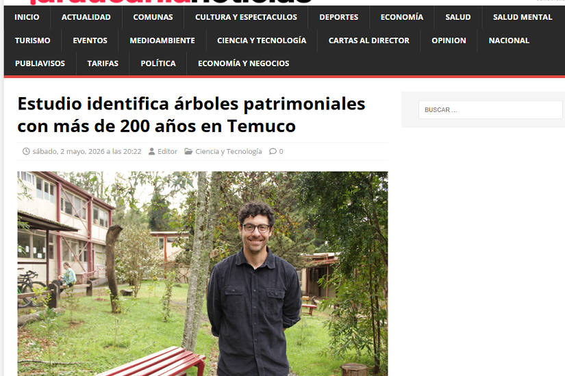 Estudio identifica árboles patrimoniales con más de 200 años en Temuco-araucanianoticias