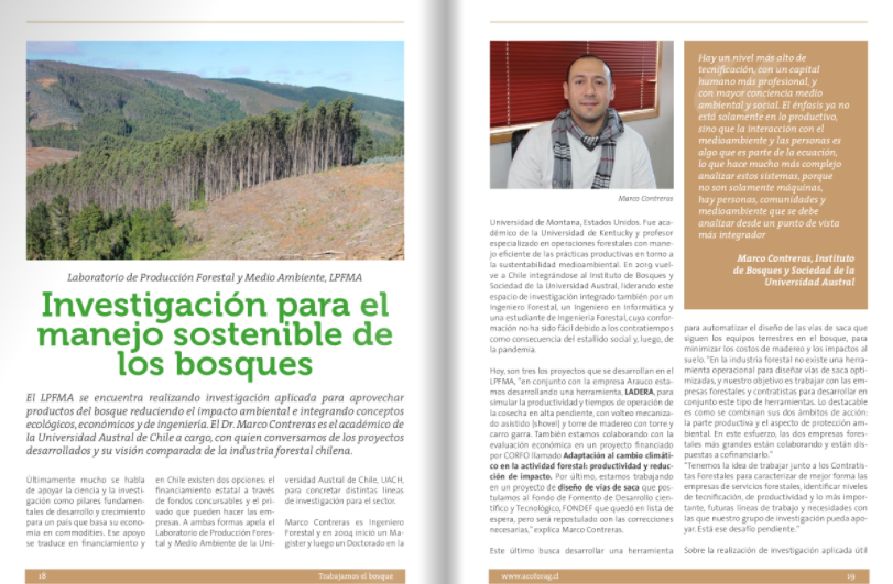 Investigación para manejo sostenible de los bosques