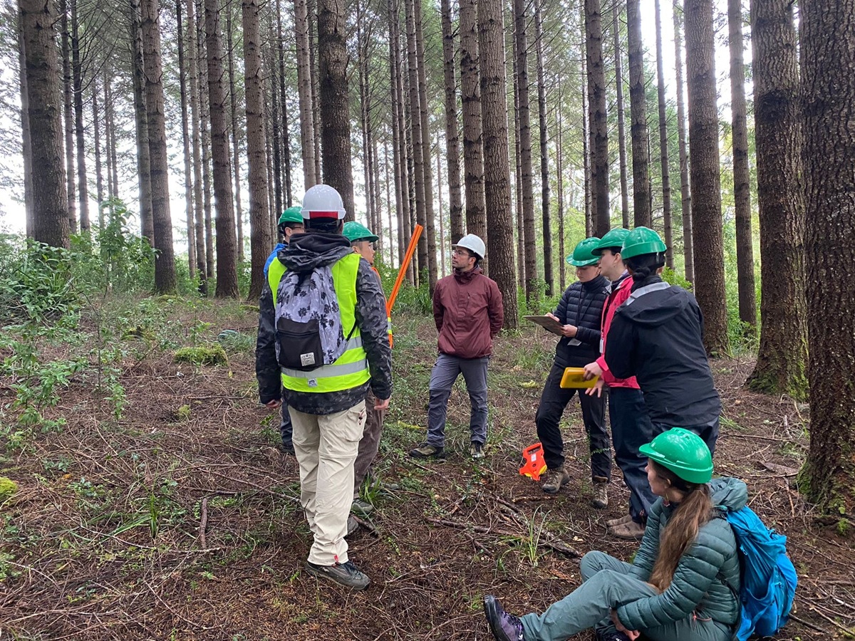 Estudiantes de Universidad de British Columbia (Canadá) realizaron curso sobre bosques en el sur de Chile