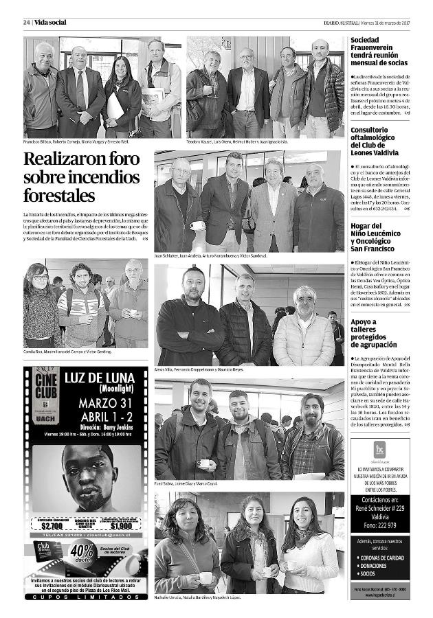 Realizaron foro sobre incendios forestales