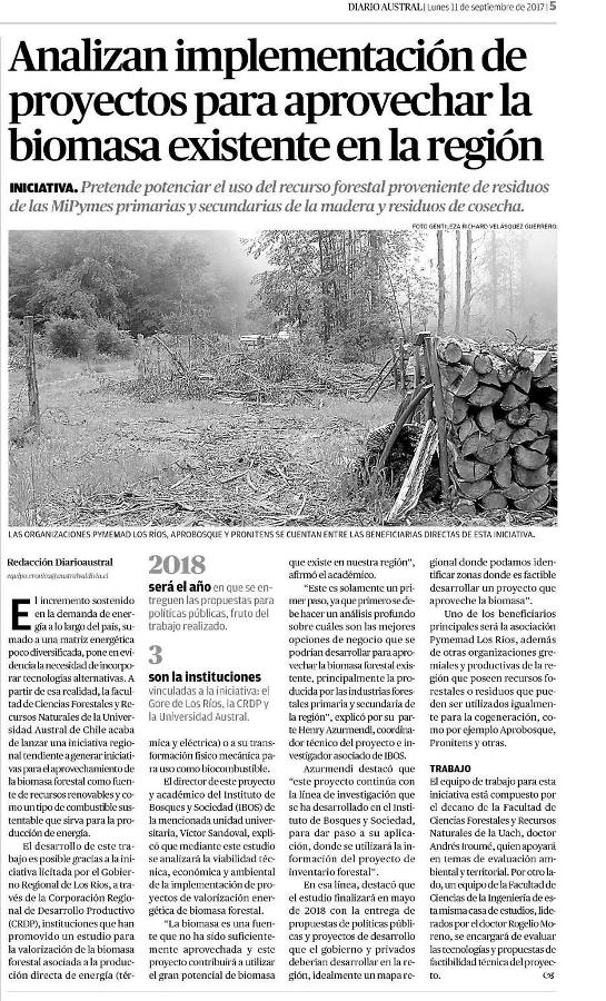 Analizan implementación de proyectos para aprovechar la biomasa existente en la región