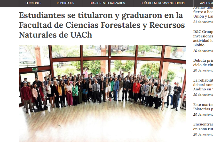 Estudiantes se titularon y graduaron en la Facultad de Ciencias ...