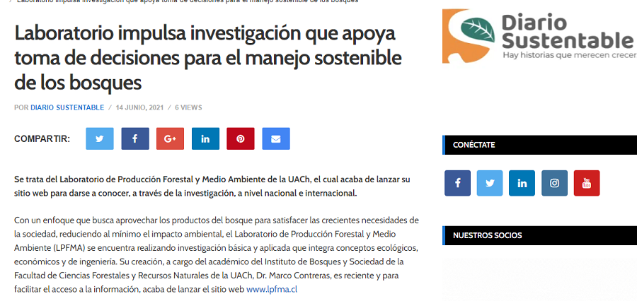 Laboratorio impulsa investigación que apoya toma de decisiones para el manejo sostenible de los bosques