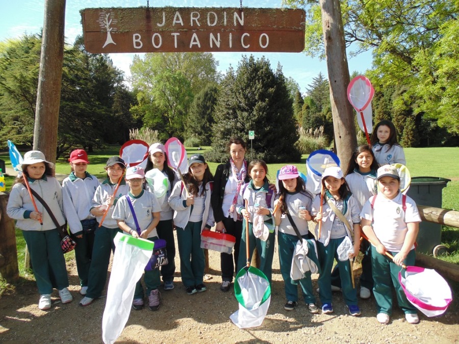 Estudiantes de la Escuela N°1 Chile y del Colegio María Auxiliadora colectaron insectos y visitaron la Colección Krahmer