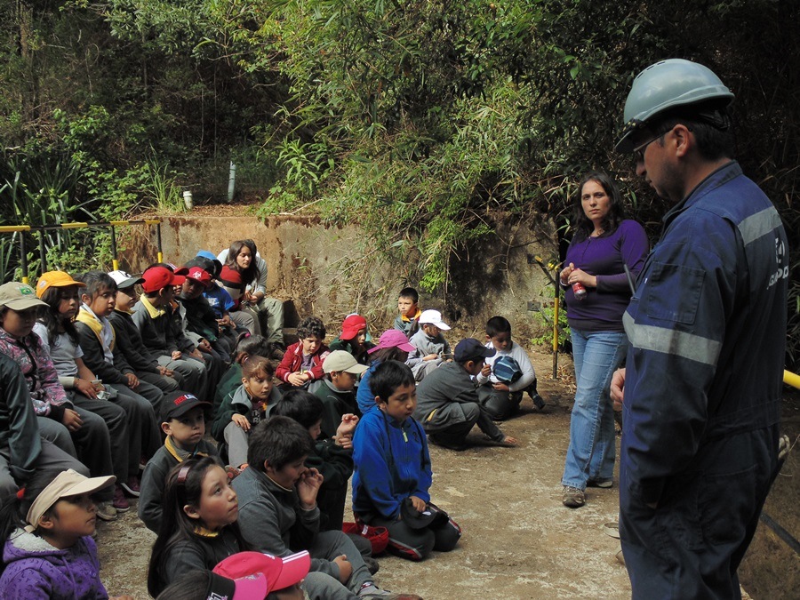 Niños del Colegio Baquedano descubren de dónde proviene y cómo llega el agua a sus hogares