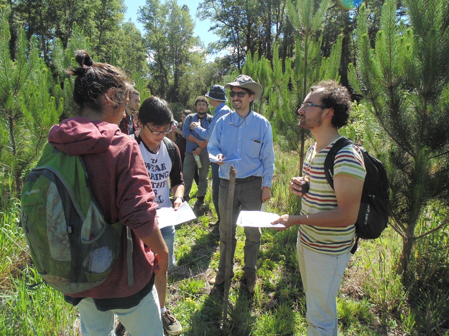 Estudiantes cuentan con terreno para actividades de manejo forestal