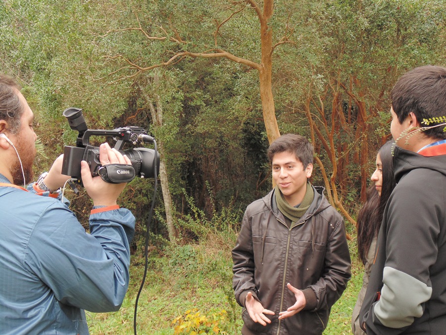 EXPLORA registra trabajo de estudiantes en el Arboretum de la UACh