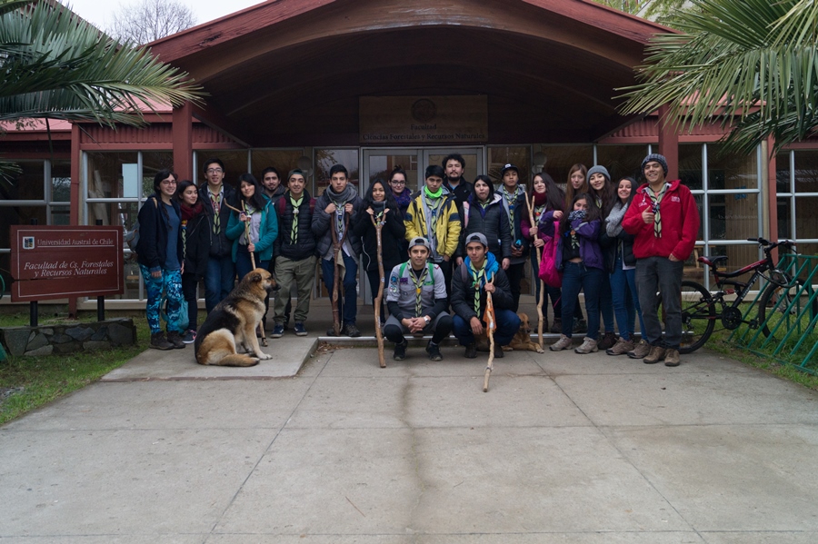 Jóvenes scouts conocieron sobre flora en Reserva Costera Punta Curiñanco