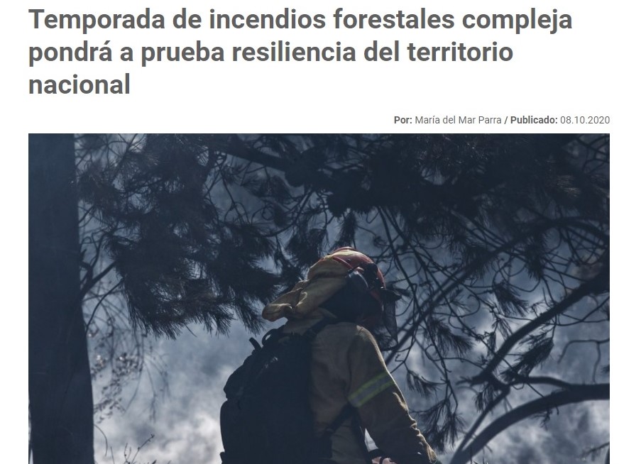 Temporada de incendios forestales compleja pondrá a prueba resiliencia del territorio nacional