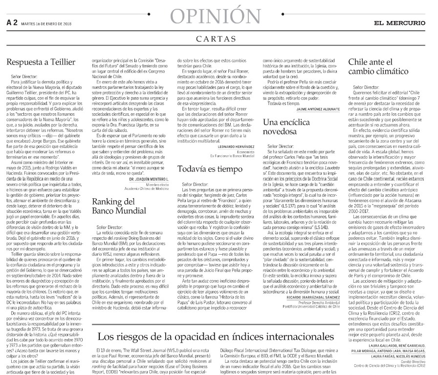 Chile y el cambio climático