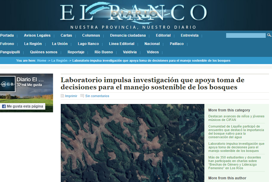 Laboratorio impulsa investigación que apoya toma de decisiones para el manejo sostenible de los bosques