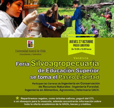 Feria Silvoagropecuaria de la UACh se toma el Paseo Libertad