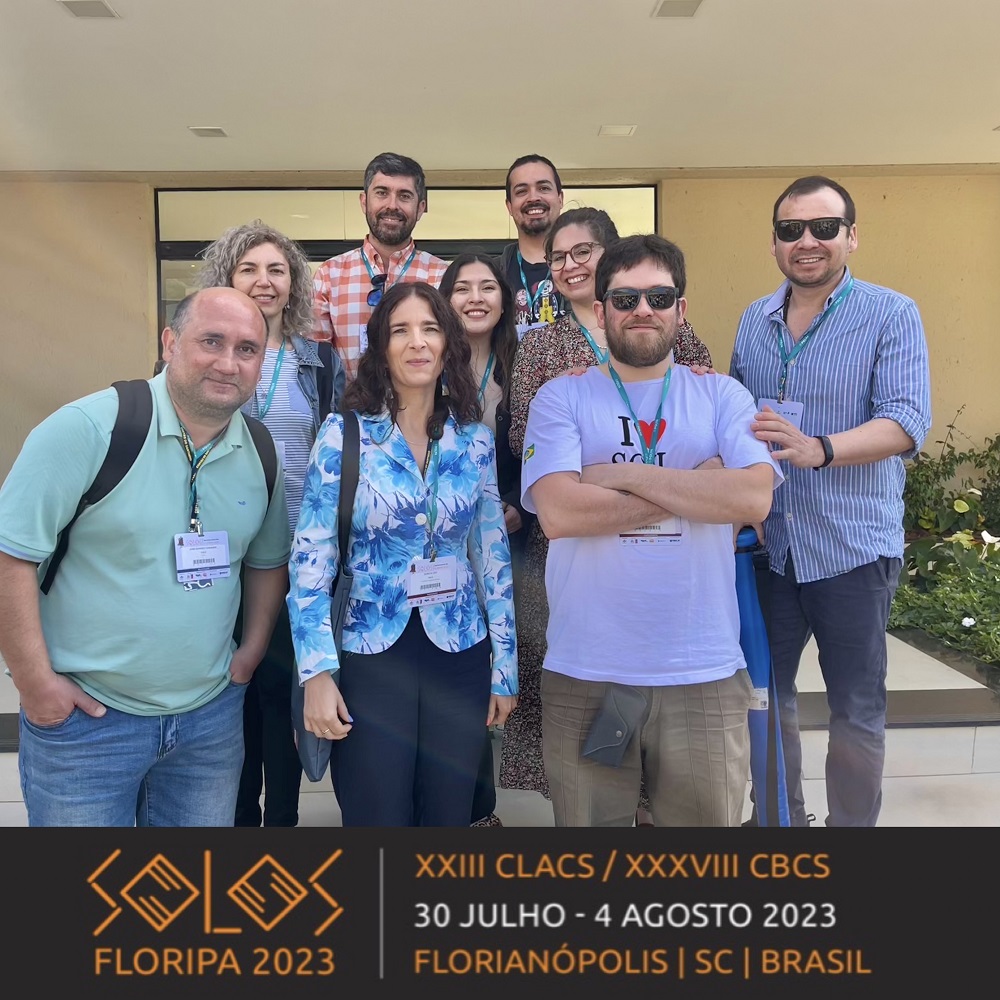 Investigadores (as) presentaron estudios en el área de la ciencia del suelo en congreso en Brasil