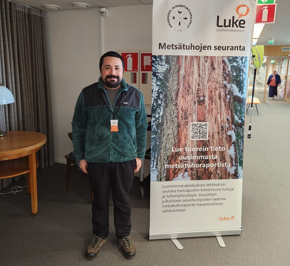 Ingeniero en Conservación de Recursos Naturales realiza pasantía en el Natural Resources Institute Finland