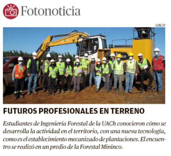 Futuros profesionales en terreno