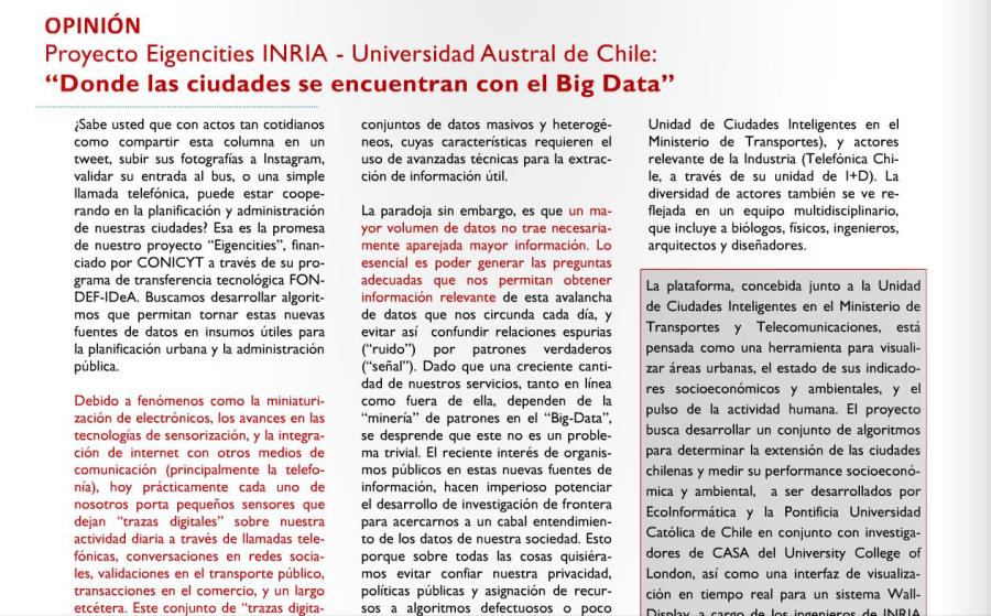Donde las ciudades se encuentran con el Big Data