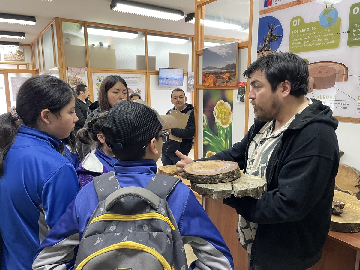 “Travesías a los conocimientos” trajo a Escuela Rural Ensenada al Laboratorio de Dendrocronología
