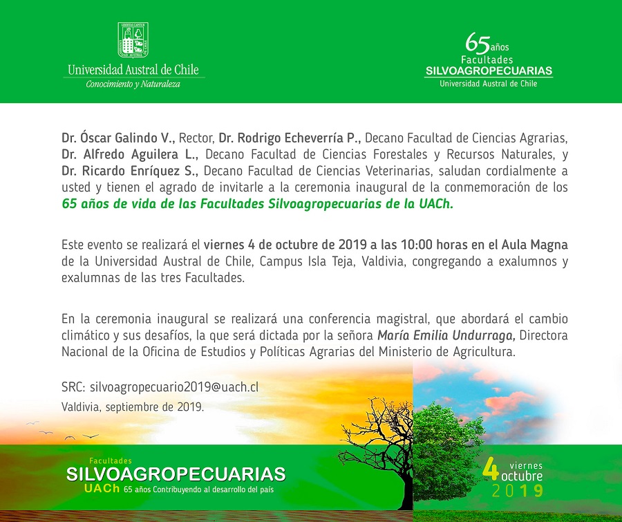 Directora Nacional de ODEPA dictará charla magistral sobre Cambio Climático y sus desafíos