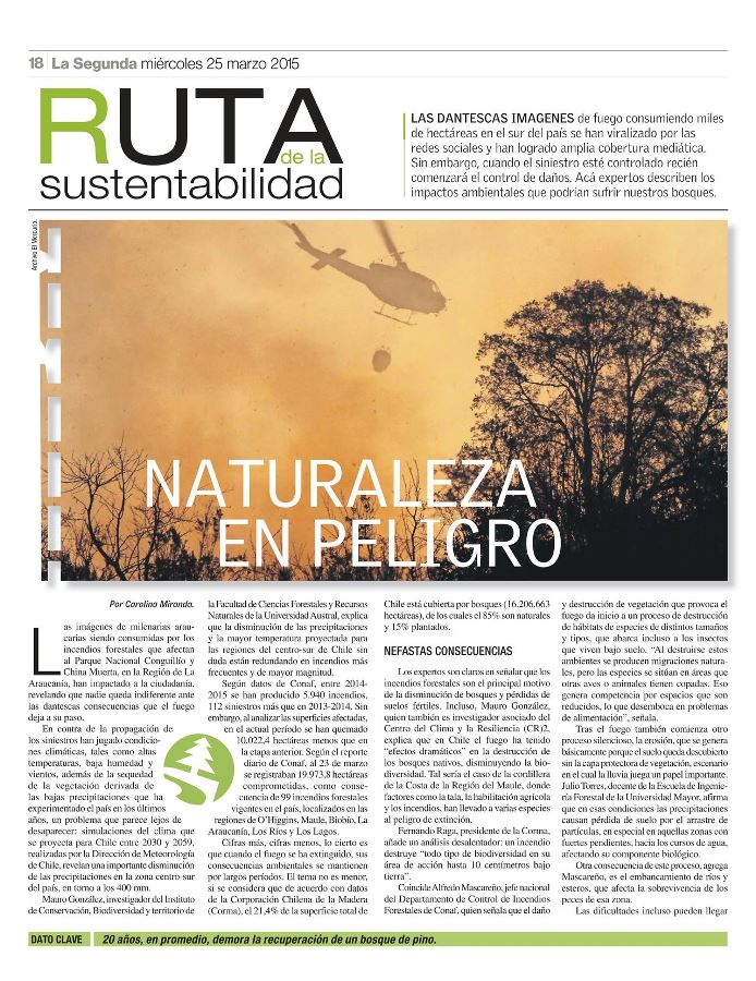 Ruta de la sustentabilidad: Naturaleza en peligro