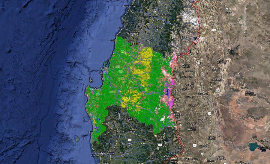 CONAF y la UACh actualizaron catastro de recursos vegetacionales nativos de región del Biobío