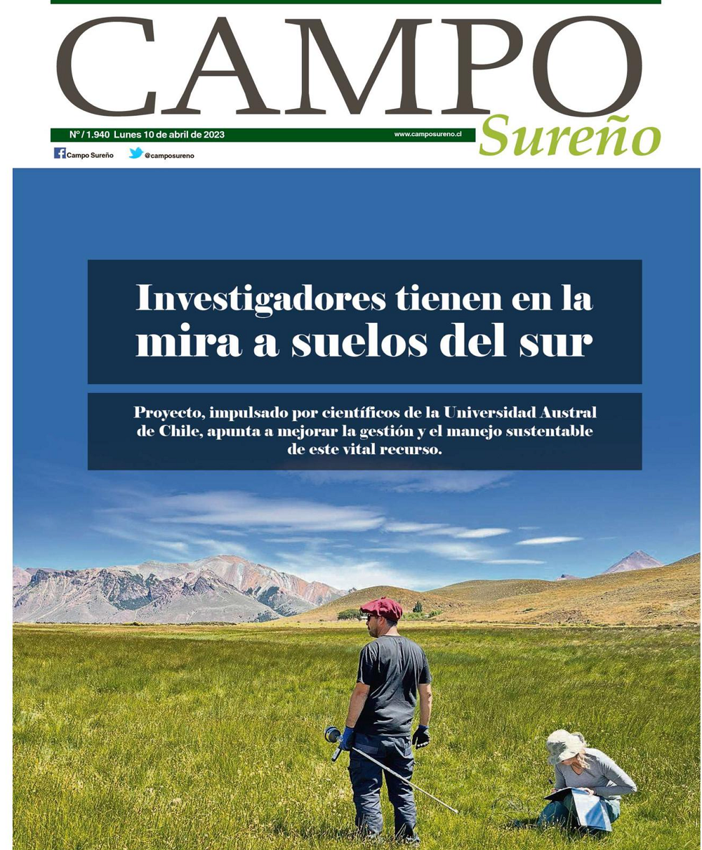 Preparan índices de calidad y fragilidad de suelos en Los Ríos y Aysén