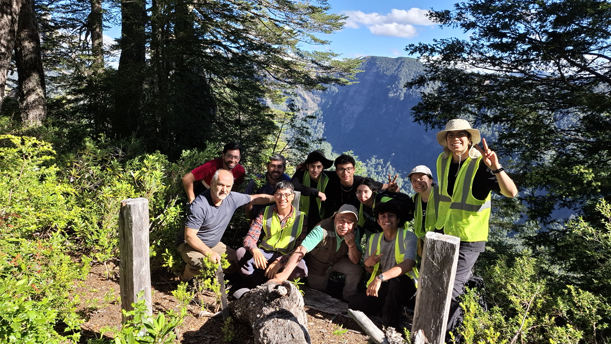 Aprender en terreno: futura generación de ingeniero(a)s forestales se forma en bosques nativos