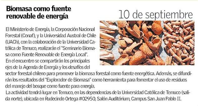 Biomasa como fuente renovable de energía