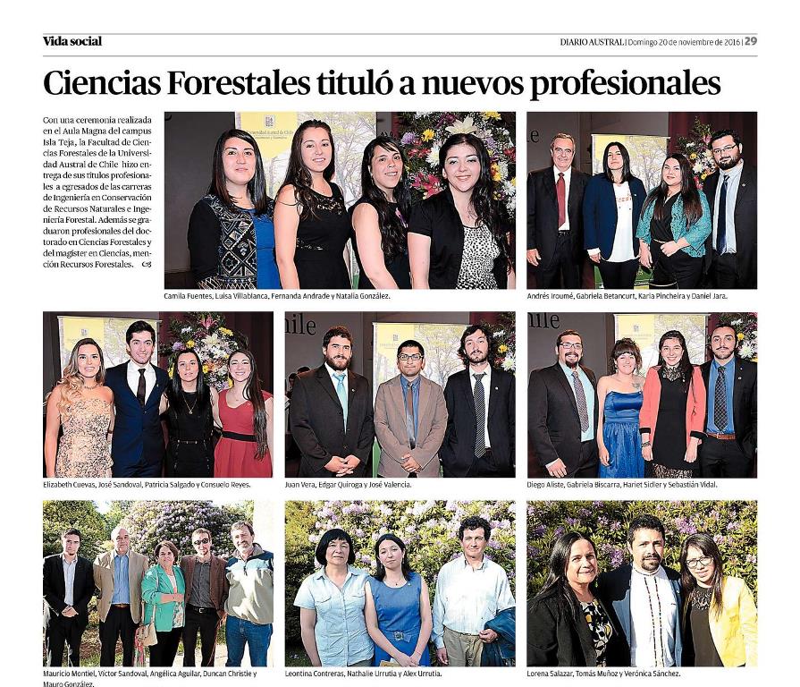 Se titularon nuevos profesionales