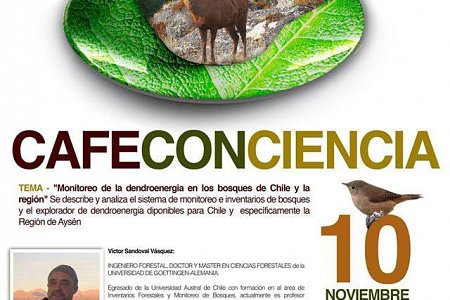 8° Café con Ciencia sobre dendroenergía en la región de Aysén
