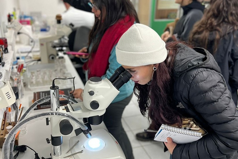 Estudiantes de la UACh conocen el trabajo en sanidad agrícola y forestal en el Laboratorio Regional del SAG en Osorno