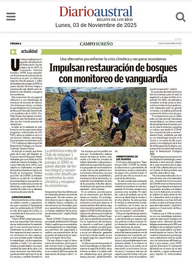 Impulsan restauración de bosques con monitoreo de vanguardia